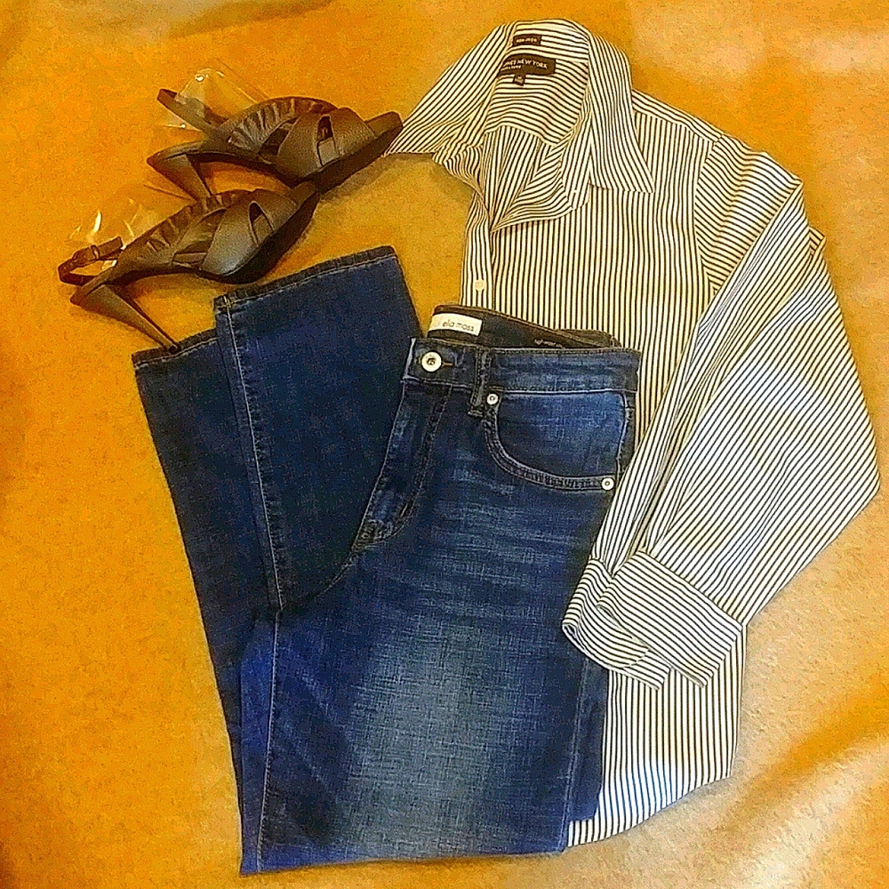 ELLA MOSS Jeans High Waist Straight Leg